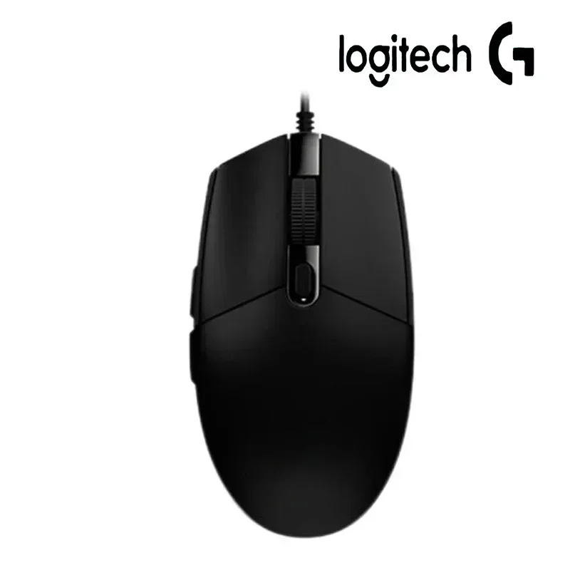 Ratón para juegos Logitech G102/G203 Lightsync RGB con sensor óptico de 8000 DPI, 6 botones, diseño ligero, compatible con PC/Mac