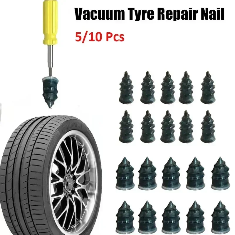 VacuumTyreRepairNailKitforCarMotorcycleCarScooterRubber