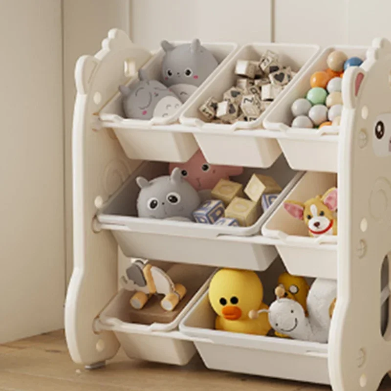 Kids Cabinet Organizer Toys Kid Storage Bookcase Multi-Purpose Shelf Organizador De Juguetes Children's Storage Furniture