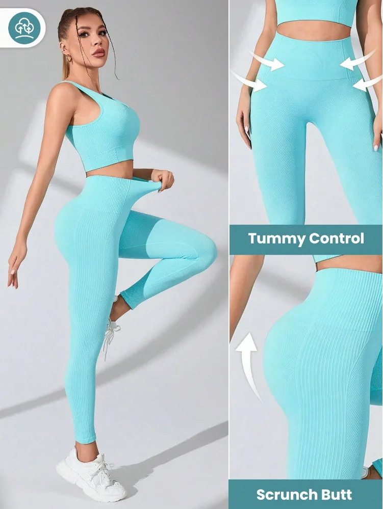 Women’s Fitness Jumpsuit (Ribbed Fabric)