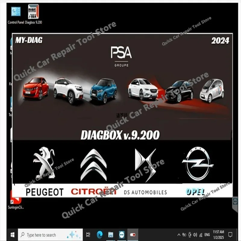 Nuovissima versione 2026 DIAGBOX 9.2 Strumento Diagnostico Auto per Modelli fino al 2024, Nessuna Macchina Virtuale Necessaria, Strumento di Riparazione Automobilistica