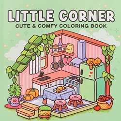 Halloween-Themed Relaxation Coloring Book: Adorable Creepy Creatures (Style C)