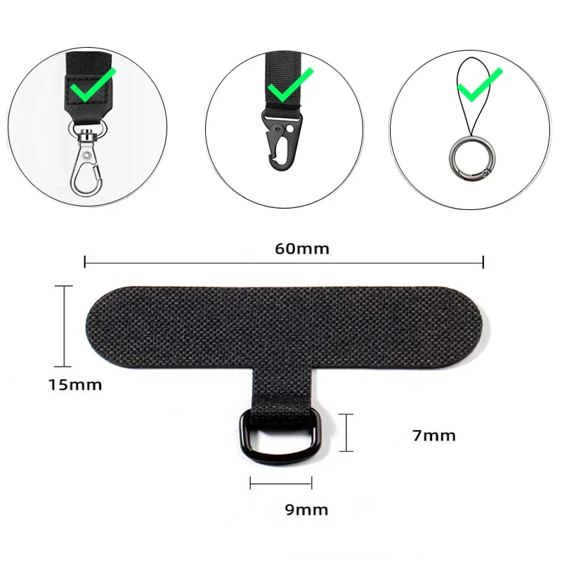 10/5/4PCS Universal Mobile Phone Lanyard Strap Gasket Anti-lost Detachable Hanging Cord Patch Sling Tether Pad