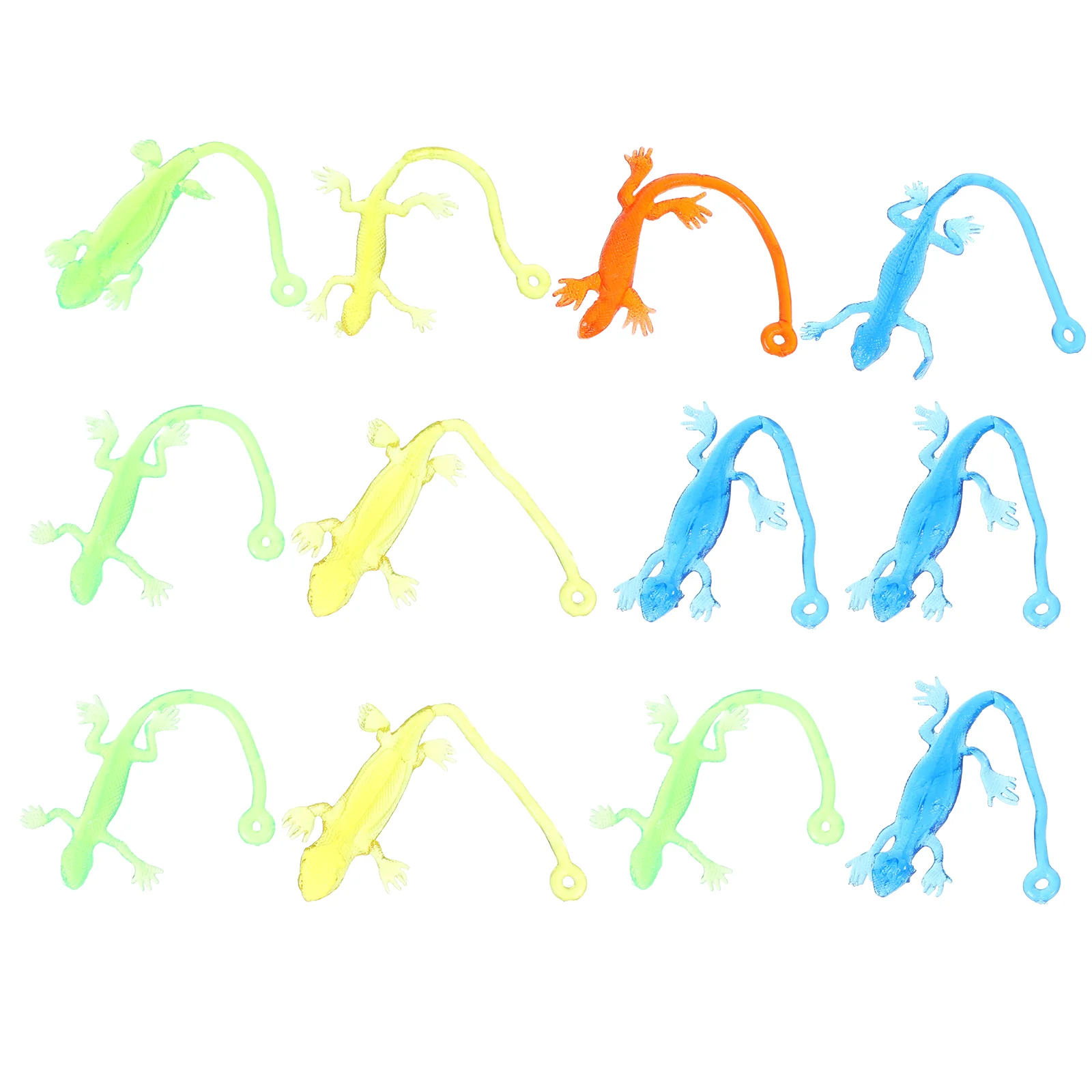 

12/24pcs Stretchy Sticky Toys Funny Sticky Lizard Animals Hand Toys Sensory Relief Stress Toys For Kids Party Favors