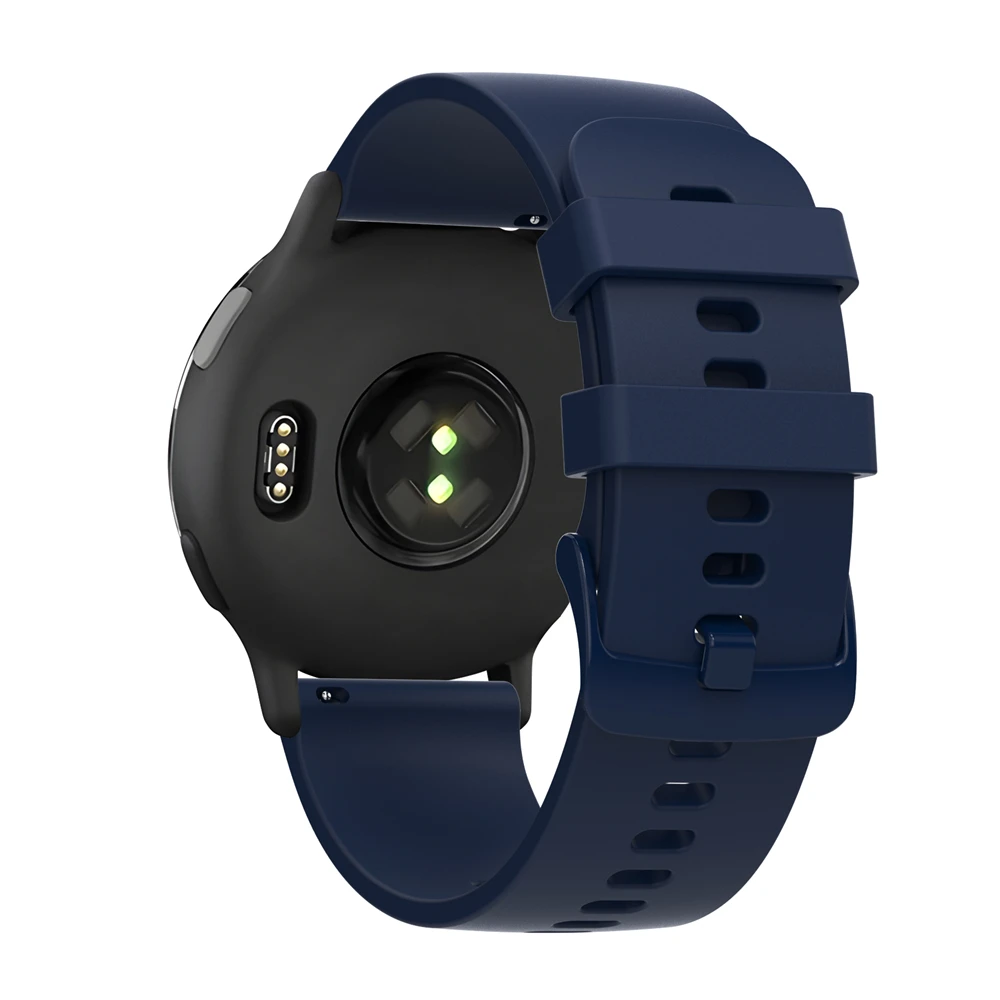 Silicone Sports Strap - Soft 20mm & 22mm Bracelet Accessory