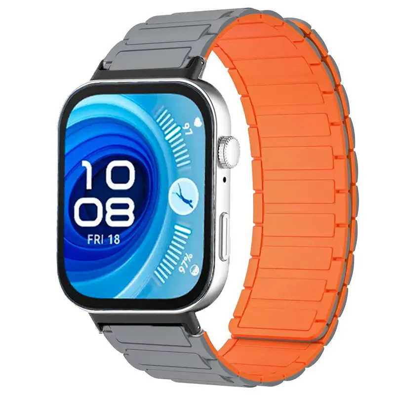 Magnetic Silicone Strap for Smartwatch Bracelet Accessory