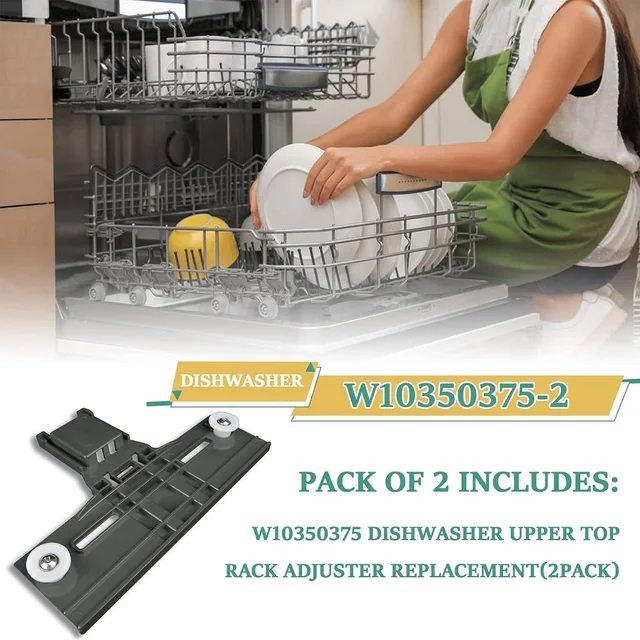 Dish Rack Wdt780saem1 Upper Rack Upper Rack Adjuster Kit Whirlpool
