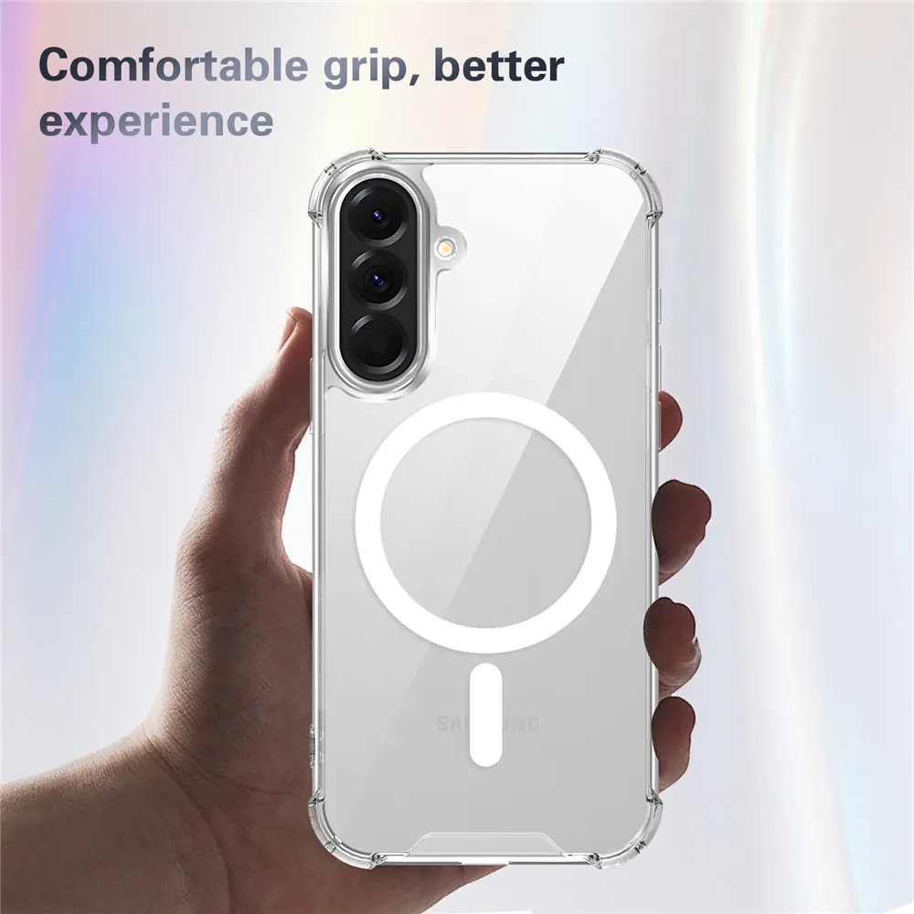 Magsafe Magnetic Four-Corner Anti-Fall Clear Phone Case