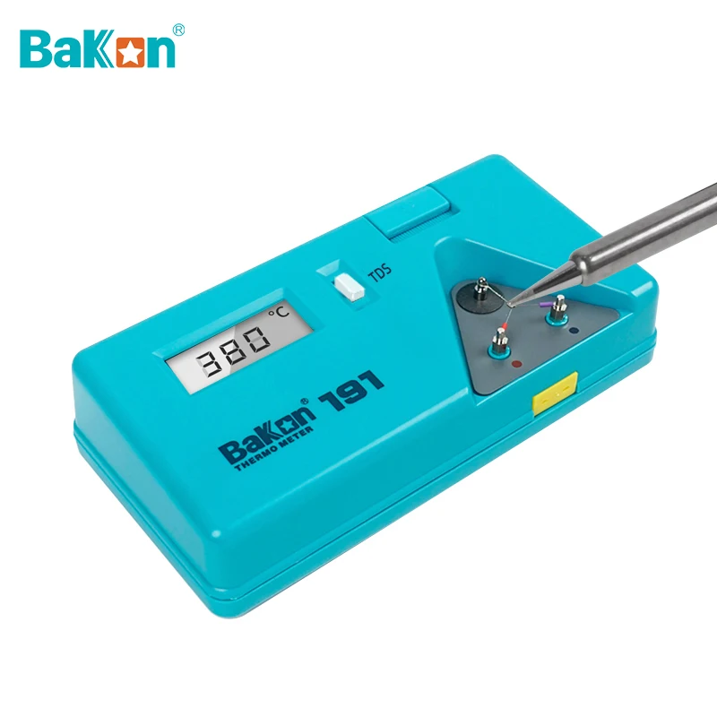 Bakon BK191 Soldering Iron Tip Thermometer Convenient For Lead-Free Solder LCD Digital Display Measurement Temp  0-600 Degrees
