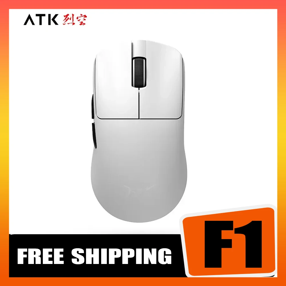 

Мышь беспроводная ATK Blazing Sky F1 Ultimate Pro MAX 8k, двойной режим, легкая эргономичная, аксессуар для киберспорта, Paw3950