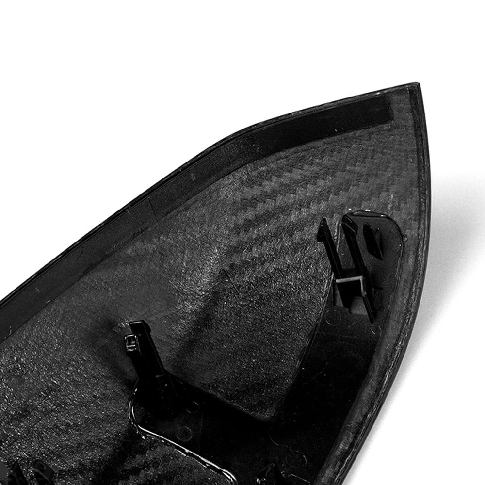 실제 건조 탄소 섬유 자동차 문짝 사이드 윙 백미러 커버, 광택 BMW F20 F22 F30 F35 F34 F32 F33 F36 E84 I3 2012-2020