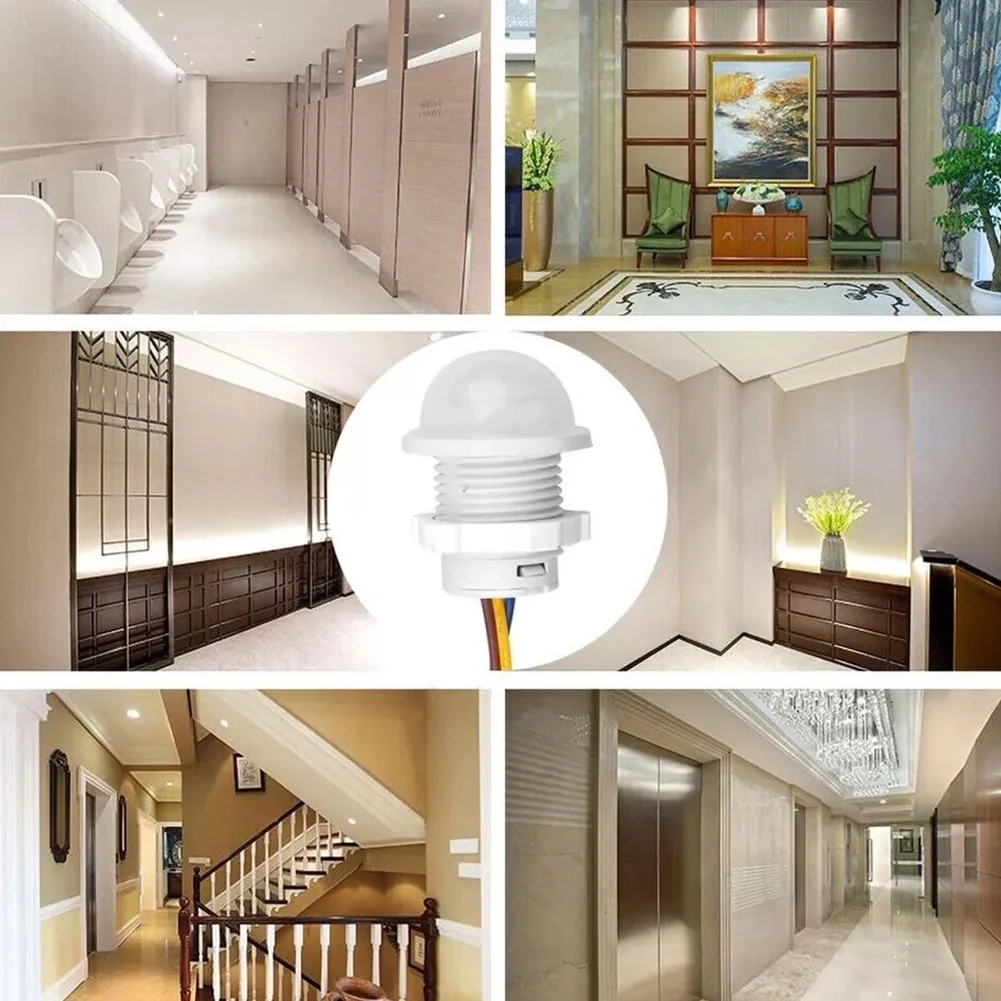 Motion Light Switch Light Switch Warehouse White Sensor Output -20 ℃ -+40 ℃ 120 &deg; Bathrooms Ceiling Motion Sensor