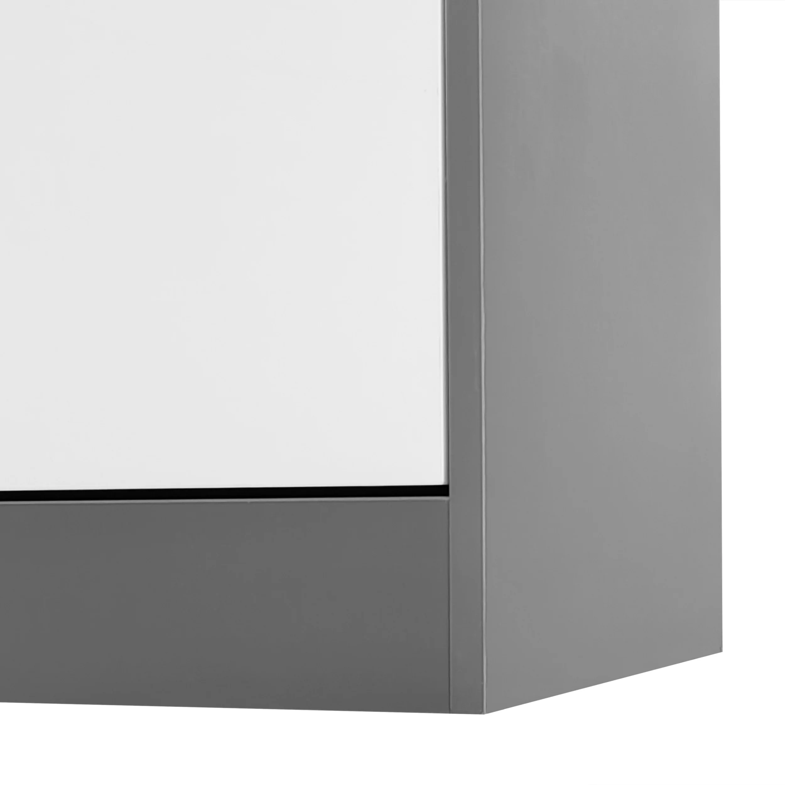 Wandgarderoben-Set 80 x 25 x 96,5 cm, inklusive Spiegel, 2 Wandpaneelen, einem Regal und einem Schuhschrank – Detail 26