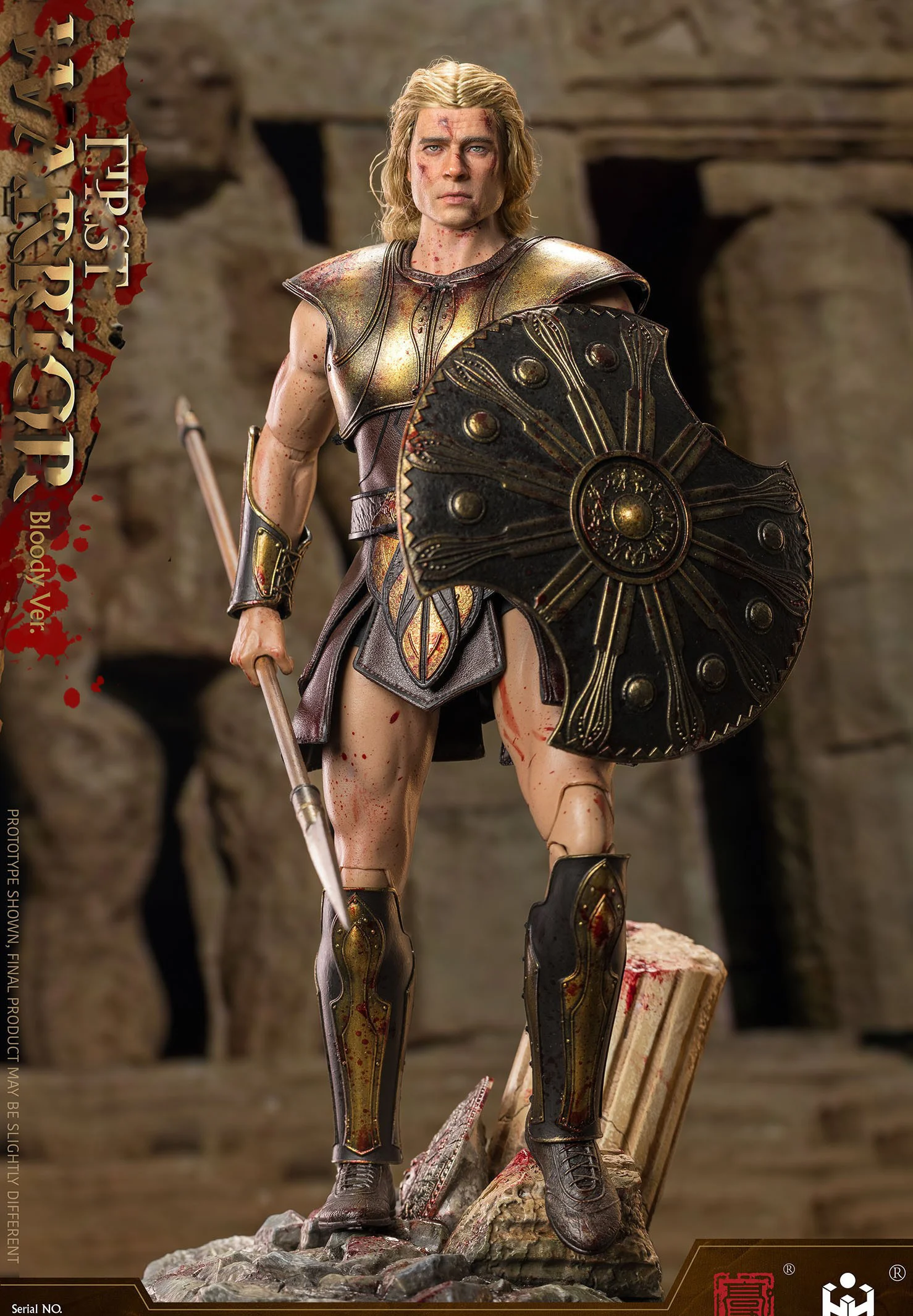 

1/6 Action Figure Doll Imperial Legion Warrior Achilles Brad Pitt 12" Super Flexible Male Soldier Collectible Figures Model