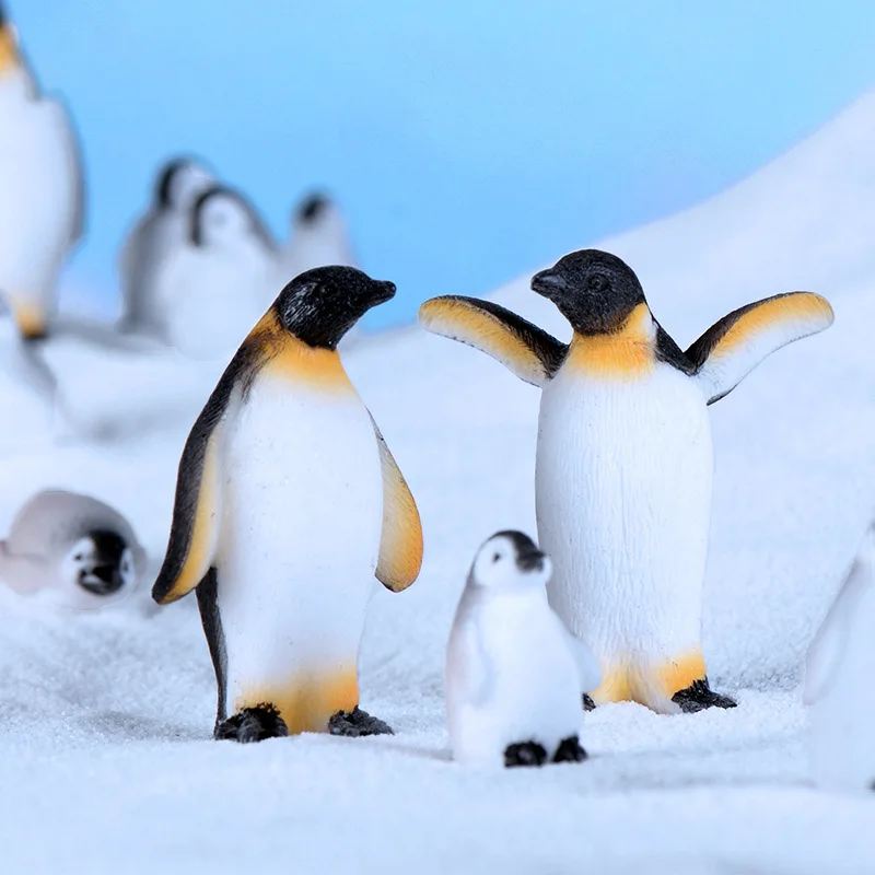 

Artificial Penguin Polar Bear Seal Iceberg Fairy Garden Miniature Figurines Toys Terrarium Crafts Dollhouse Decoration Model