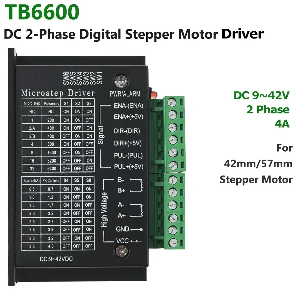 Nema17 Hybrid Open-loop Stepper Motor 2PH 34/40/48/60mm Length 4-Lead 0.28/0.42/0.56/7Nm for 3D Printer CNC Machine Tools Laser stepper motor