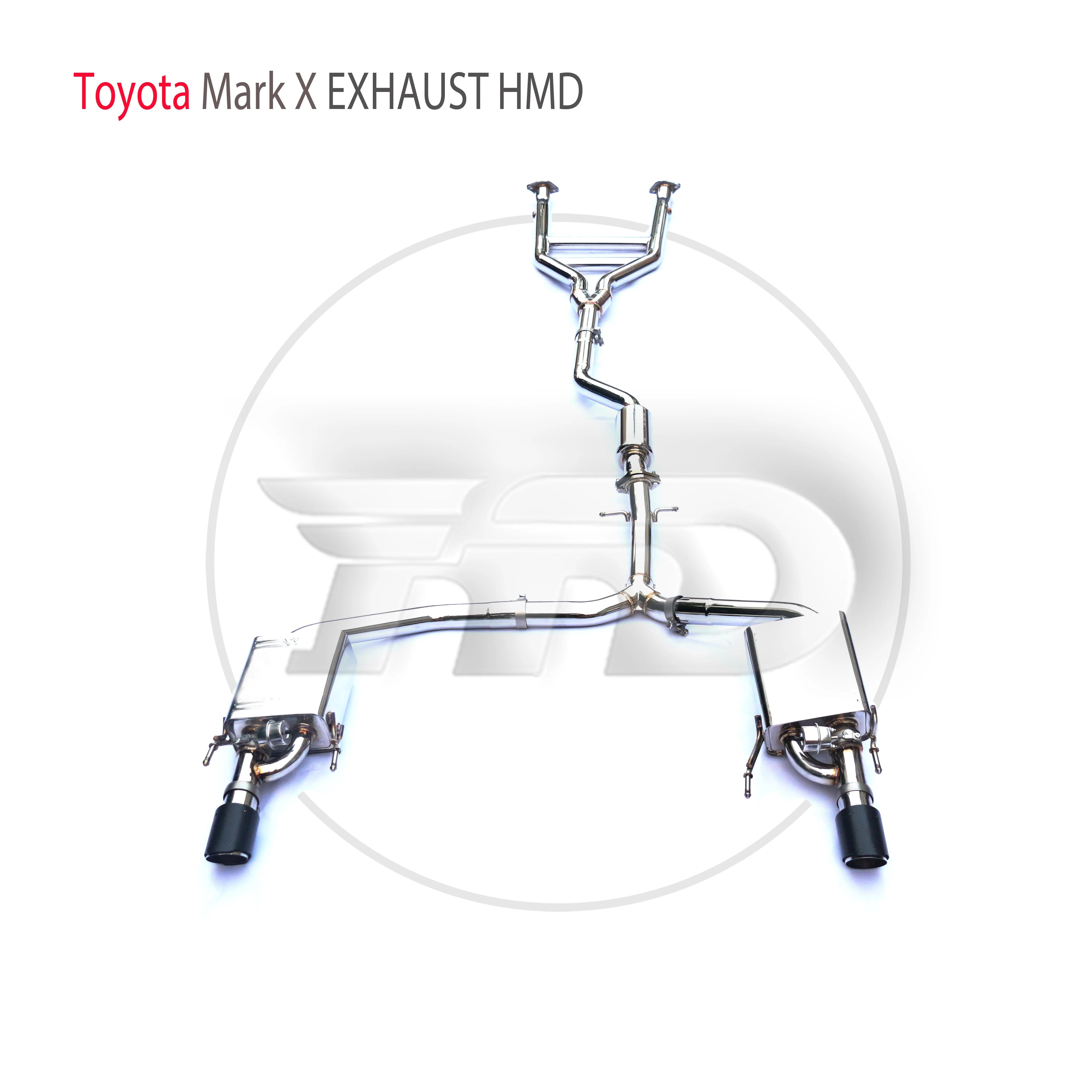 

Выхлопная система HMD из нержавеющей стали, Catback подходит для автомобилей Toyota MarkX REIZ