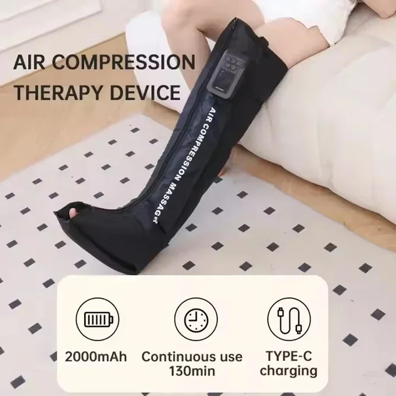 2025 Professional Air Compression Leg Massager to Improve Circulation Massage Foot and Leg Recovery Sequential Training  Boots