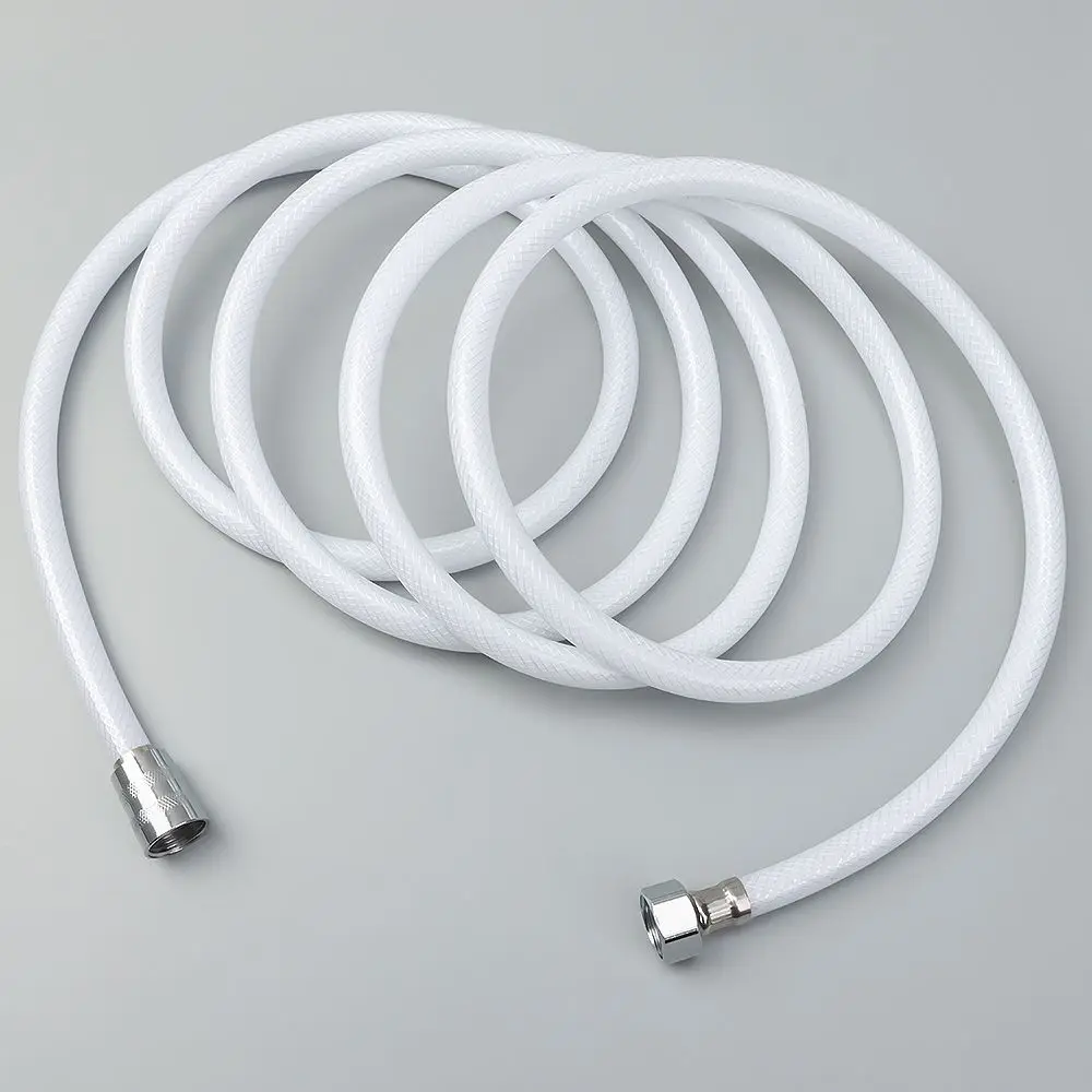 PVC Handheld Shower Head Hose Universal Flexible Anti Winding Explosion-proof Water Tube Bathroom Faucet Hose Extension Pipe