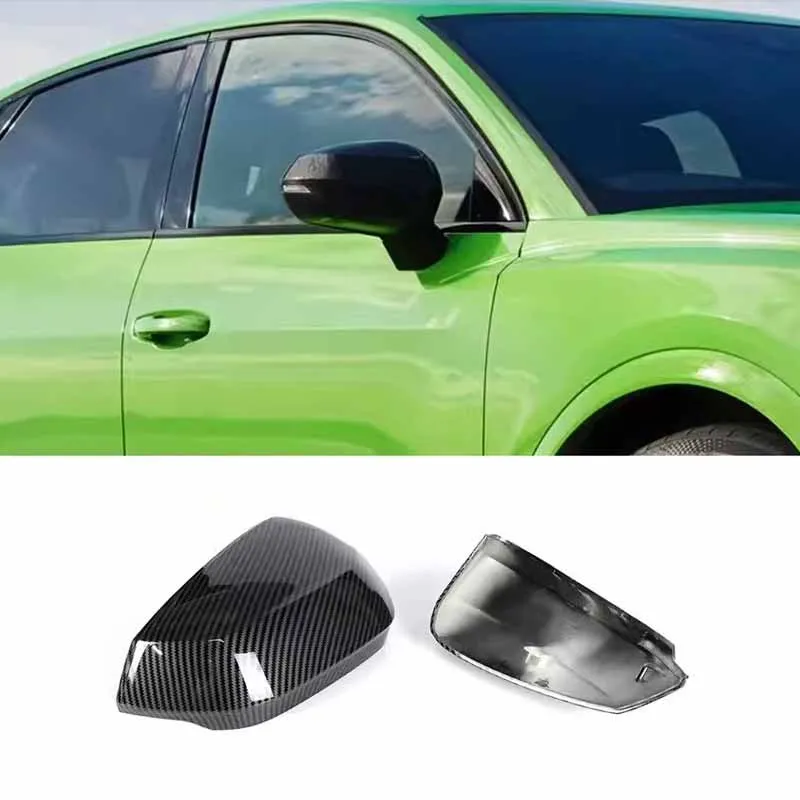 

Car Mirror Guard Reversing Mirror Carbon Fiber Pattern Decorative Cover replacement For Audi Q2 Q3 Q2L Q3L 2018-2024 Accessories