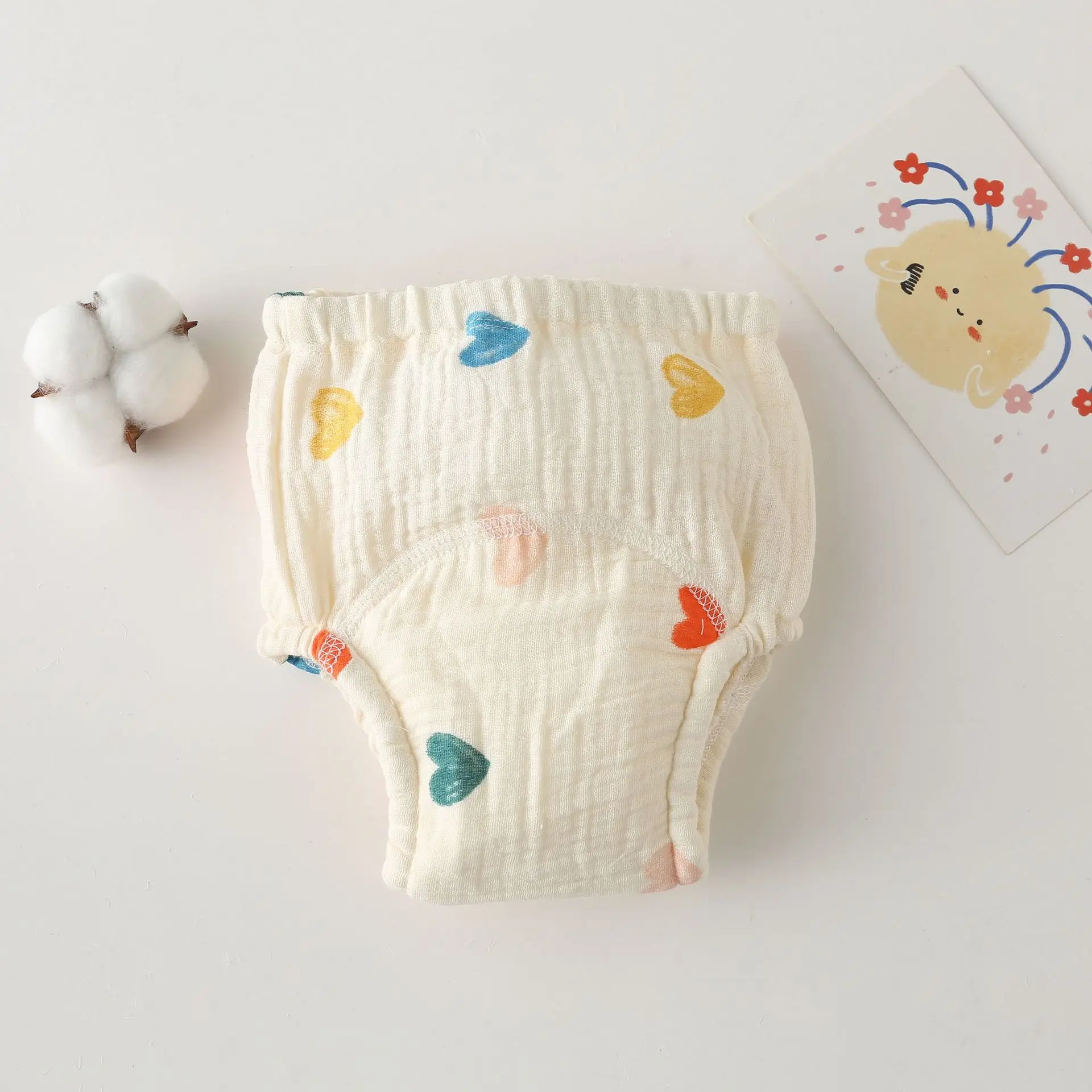 Cotton Baby Waterproof Reusable Training Shorts and Nappies