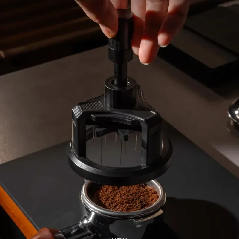 موزع قهوة دوار احترافي 58 مم | أداة توزيع قهوة اسب...