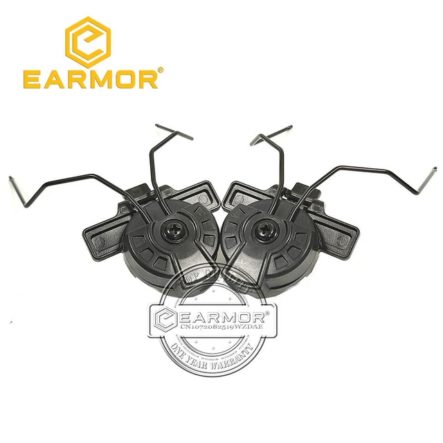 EARMOR – adaptateur de Rails de casque M12 EXFIL, Kit de fixation, adaptateur  de casque tactique pour