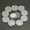 G32F Hot 10pcs 20mm Clear Round Cases Coin Storage Capsules Holder Round Plastic 1