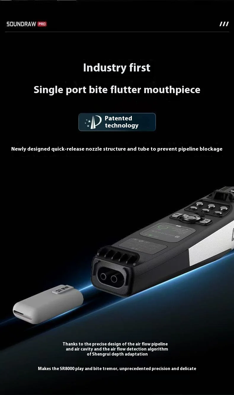 New Sunrui SR8000 electric blow pipe instrument domestic electronic blow pipe flute electric saxophone Hulusi beginners