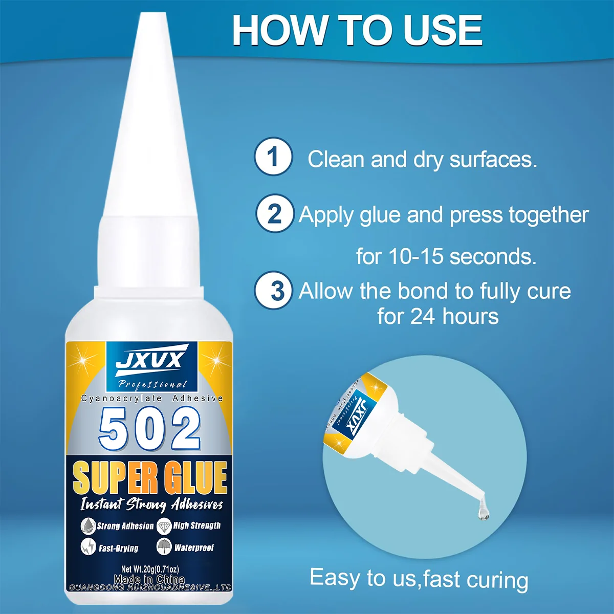 Advanced Transparent Plastic Repair Glue - Quick-Set Formula for DIY Crafts and Projects