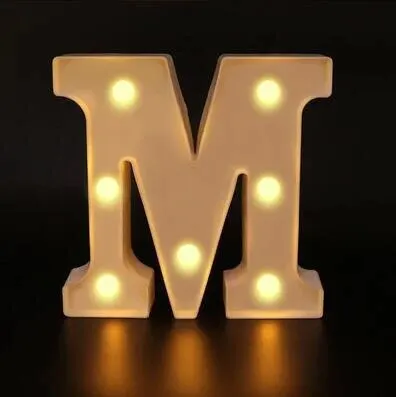 Illuminated LED Alphabet Letter Light - Stylish Decor
