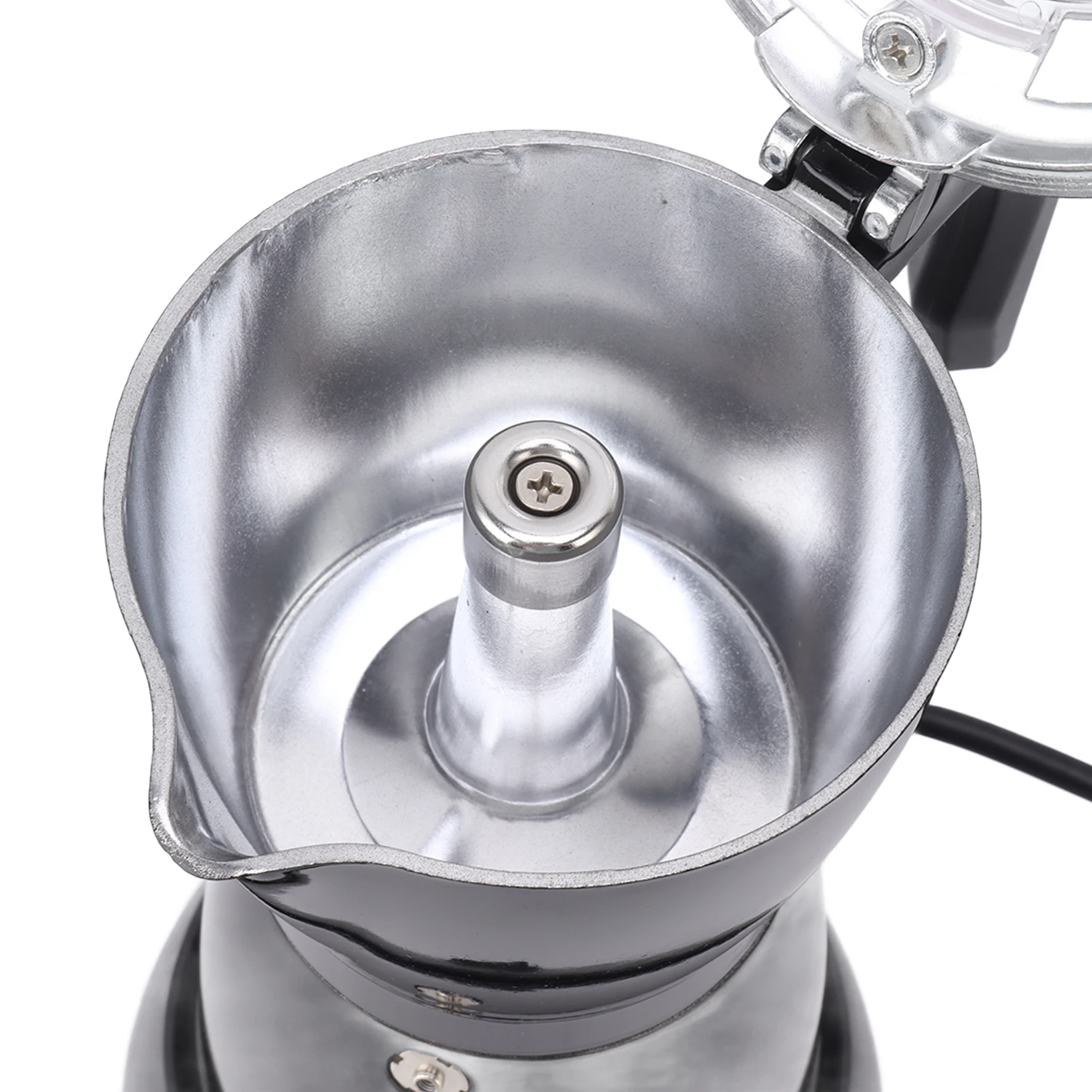 Electric Moka Pot PP and Aluminum Alloy Easy To Use Electric Coffee Maker for Home 5