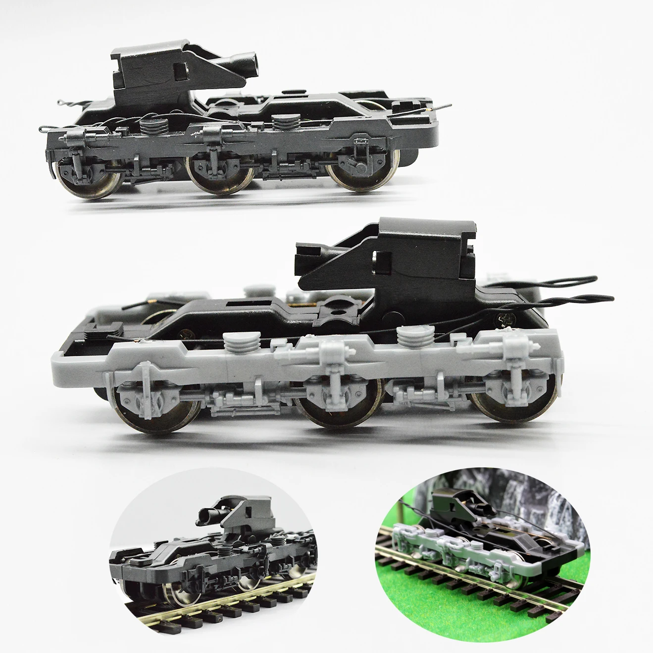 HO Scale 187 Chassis Bogie Model DC 9V Universal Train Undercarriage