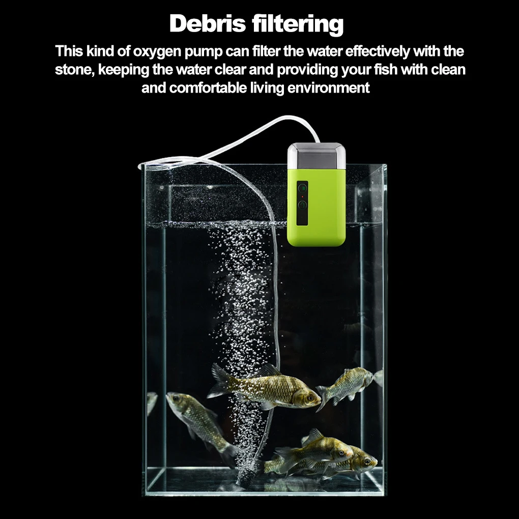 

Oxygen Pump Pumping Device Water Aerator Convenience Space Saving Fine Workmanship Long-lasting Safety Reusable Air Pumps