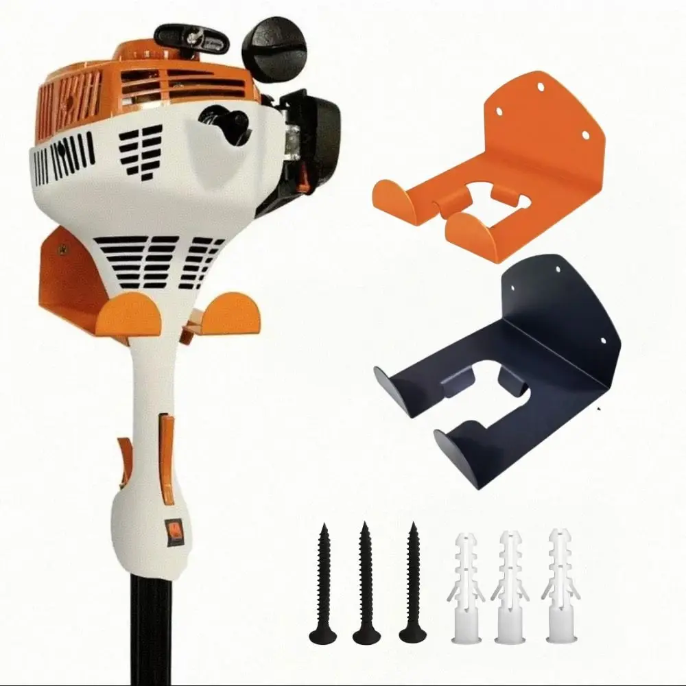 Heavy Duty Weeder Eater Hanger Support Wall-Mounted Lawn Mower Rack Trimmer Shelf Garage Organizer Garage Storage Hanger