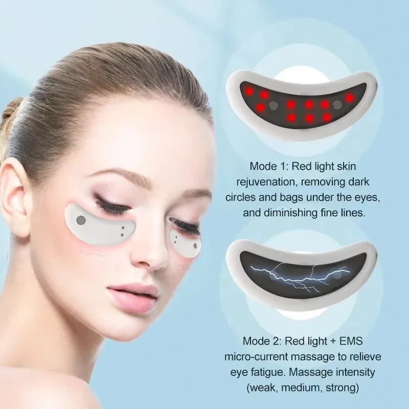 Upgrade EMS Eye Massage Device Relief Dark Circle Wrinkle Care Puffiness Reduction Eye Lines Swelling Skin Care Anti-Wrink Tools