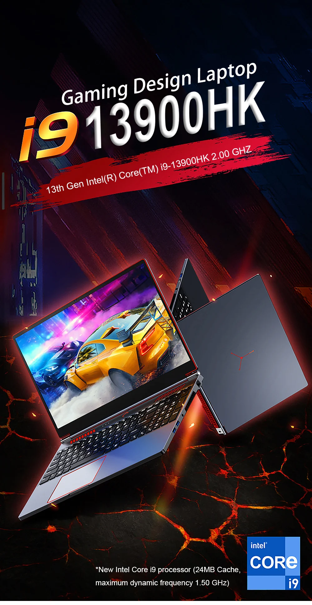 S6 Gaming Laptop 16.1 Inch 4800mah Intel Core i9-13900HK RTX4050 4G notebook 64GB 2*DDR5 2*M.2 4TB 144 Hz PCI-E Business laptops 8 S9891f5241f1744c4841fba41e5a3867di