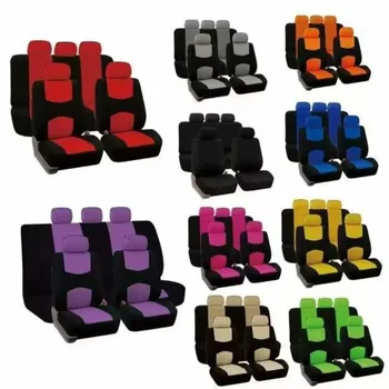 Set di protezioni per coprisedili per auto universali da 1 pezzo, adatto per auto, camion e SUV, durevoli, impermeabili e facili da pulire. Nuovo