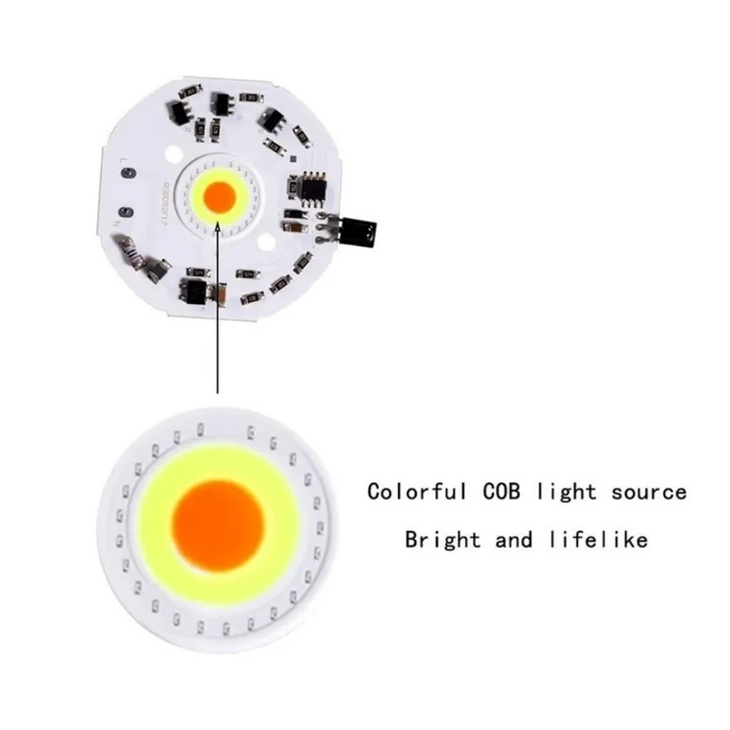 RGB LED COB Chip AC 220V Multicolor LED Sunset Lamp Chip with Remote for LED Rainbow Neon Night Light Atmosphere Lighting Decor