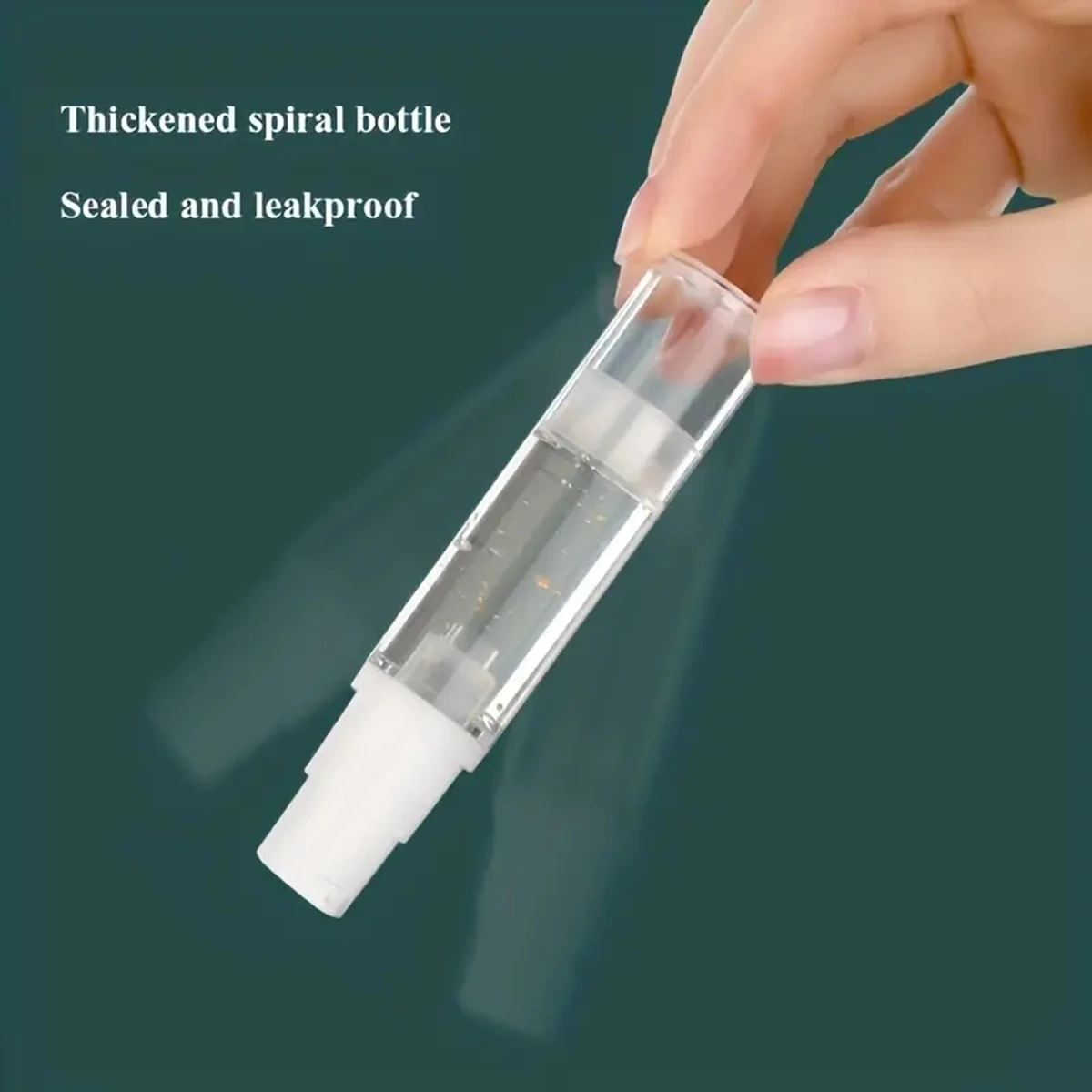Travel Size Clear Refillable Cosmetic Pump Bottle (5ml & 10ml)