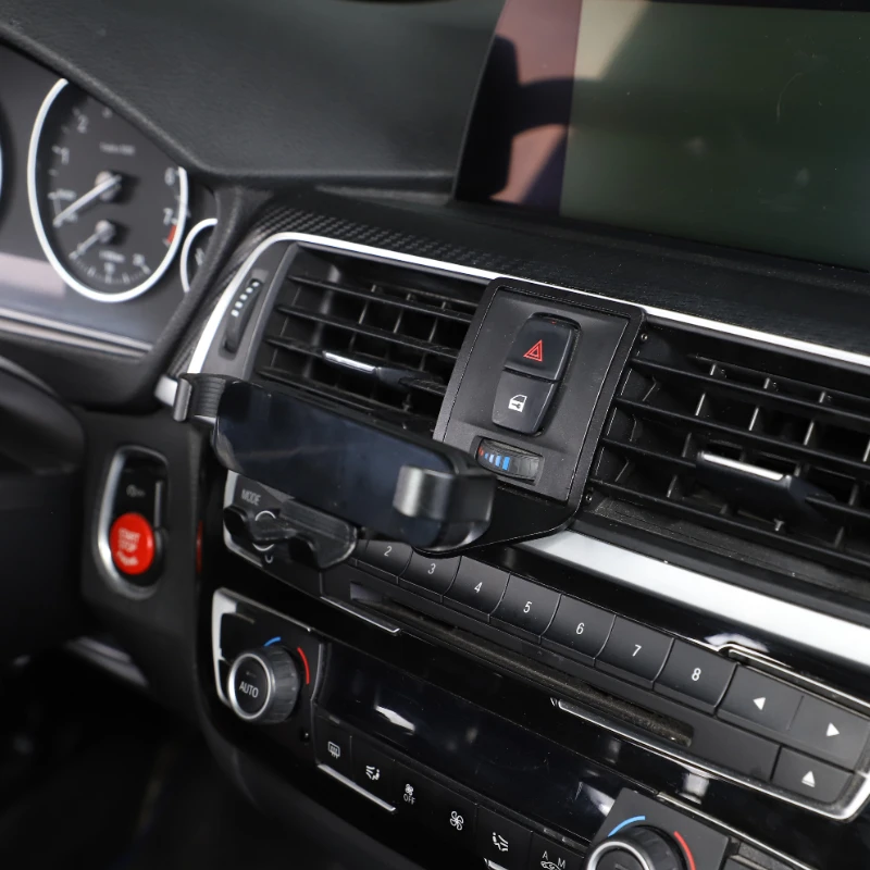 For BMW 1 3 4 Series GT F21 F22 F23 F30 F31 F34 F32 F33 F34 F35 F36 F80 F82 M4 Car Dashboard Air Outlet Mobile Phone Holder phone holder mobile phone holder