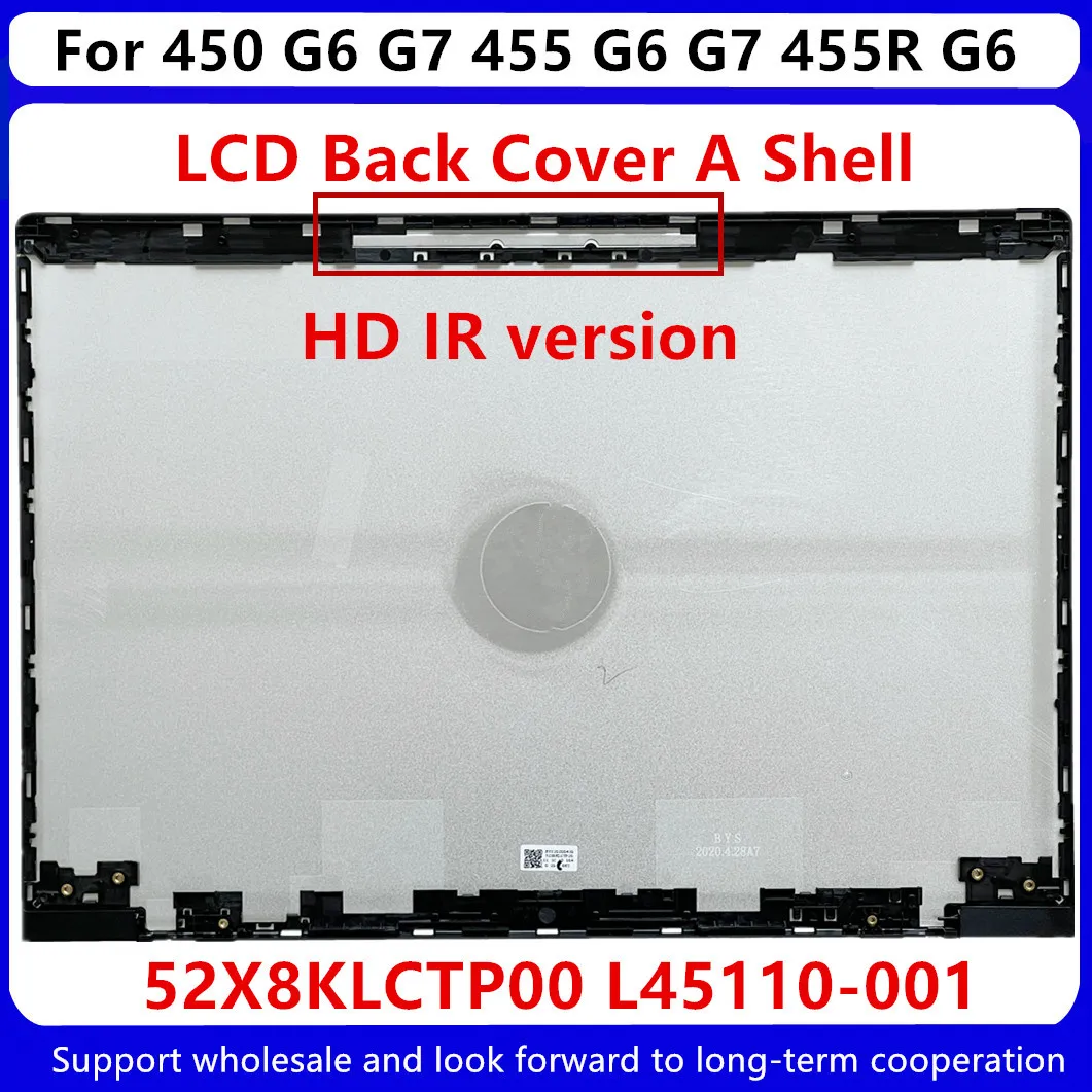para hp Probook 450 g6 g7 455 g6 g7 455r g6 Hsn-q17c5 Lcd Capa Traseira Capa Traseira um Escudo 52x8klctp00 L45110001 Novo - Imagem 2