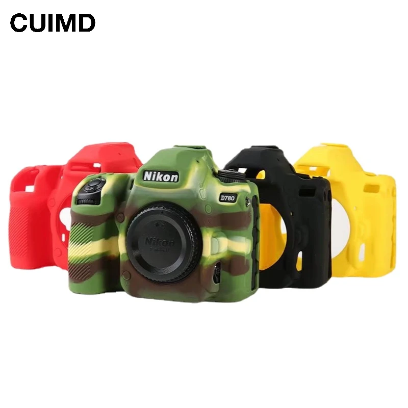 Bella Morbida In Gomma Siliconica Dslr Borsa Protettiva Custodia Protettiva Pelle Per Nikon D850 D5300 D610 D600 D7000 D780 D3400 D3500