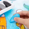 12/24 Colors/Set Non Dirty Hand Washable Drop Shape Crayons Safe Non-Toxic Pen Toddler Gift Early Education Tools for Kids Baby 4