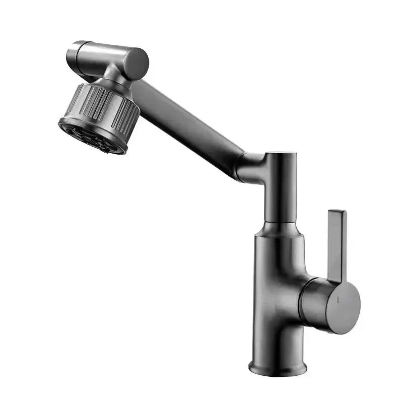 Kitchen hot and cold faucet F type
