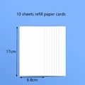 10 sheets cards