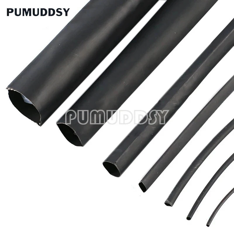 Isolamento Flessibile 2:1 Tubo Termoretraibile In Neoprene Nero 7 - Foto 11