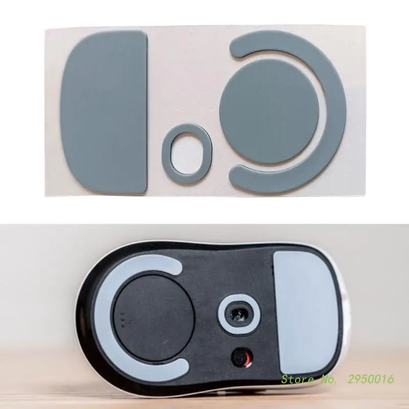 1Set Mouse Skates Glide Feet Pads Mouse Feet Sticker Per Logitech G Pro X Superlight Mouse Bordi Curvi Arrotondati