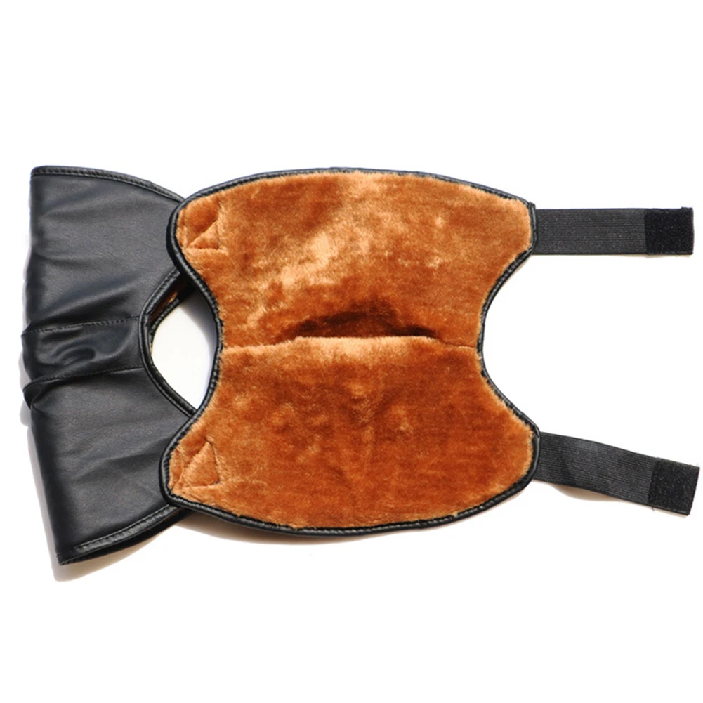 

Cold Windproof Black Winter Electric Bikes Knee Pads Black Electric Bikes Motorcycles PU Leather Winter Riding