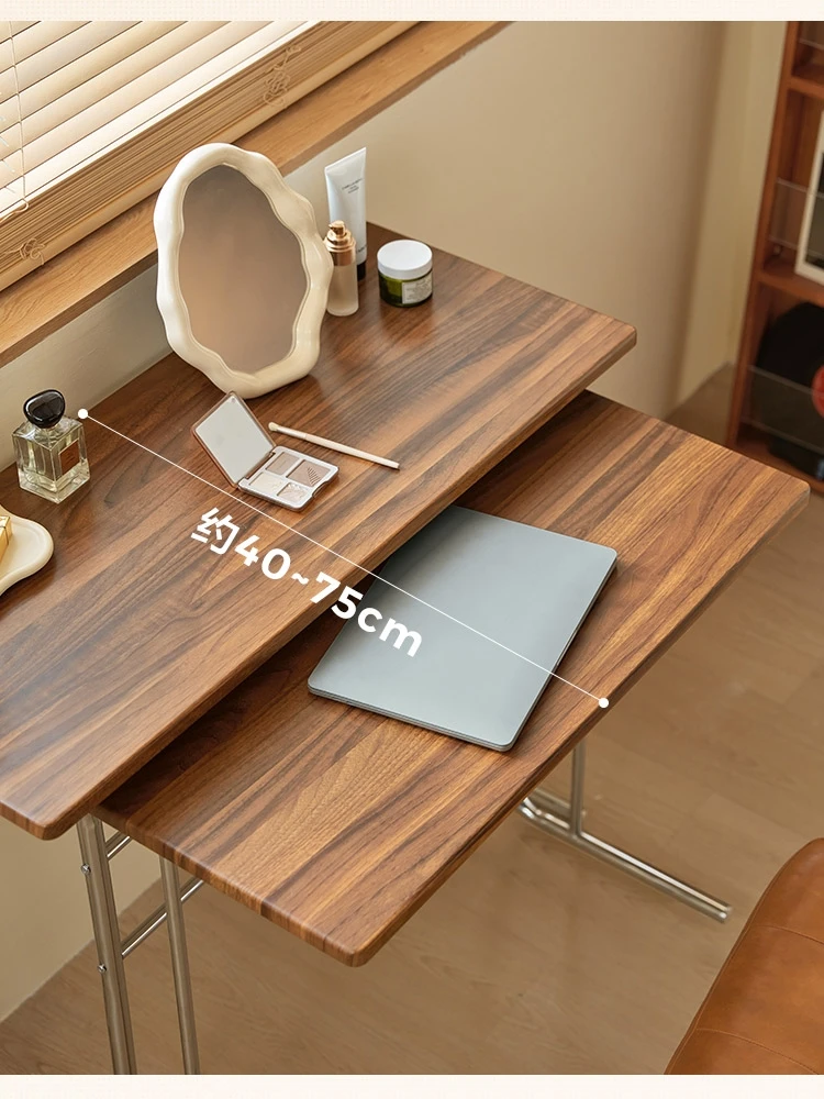 Retro Style Mobile Bedside Desk Home Office Flatbed Computer Study Writing Room Office Desks Bedroom Motion Office Gaming 컴퓨터 책상
